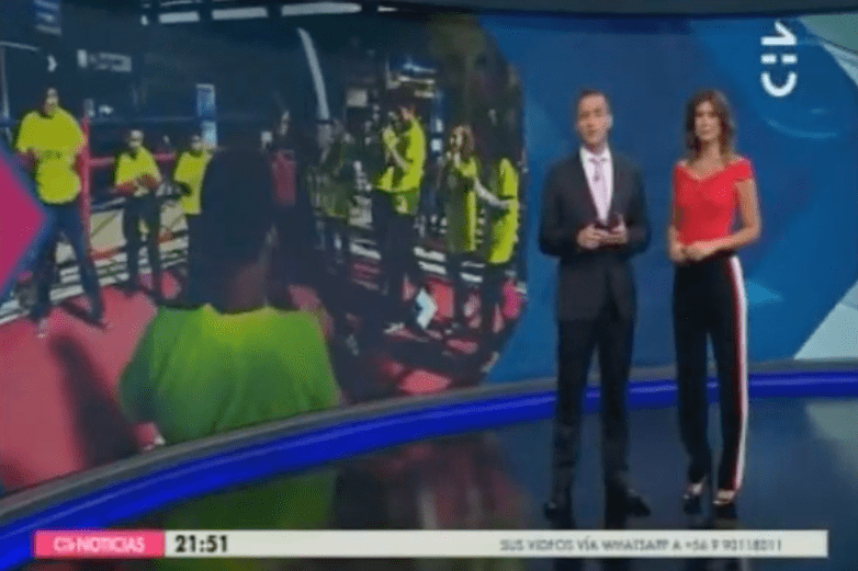 CHV Lanzamiento taller de boxeo en Estación Central